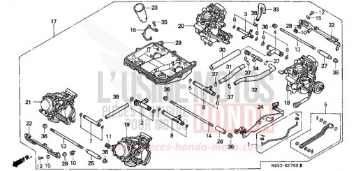 CARBURATEUR (ENS.) VF750CS de 1995